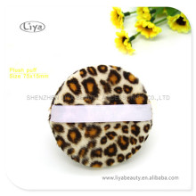 Fashion Style Leopard Print Powder Puffs for Lady